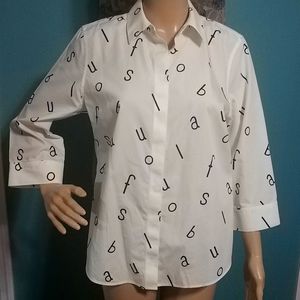Chicos "Fabulous" button down shirt